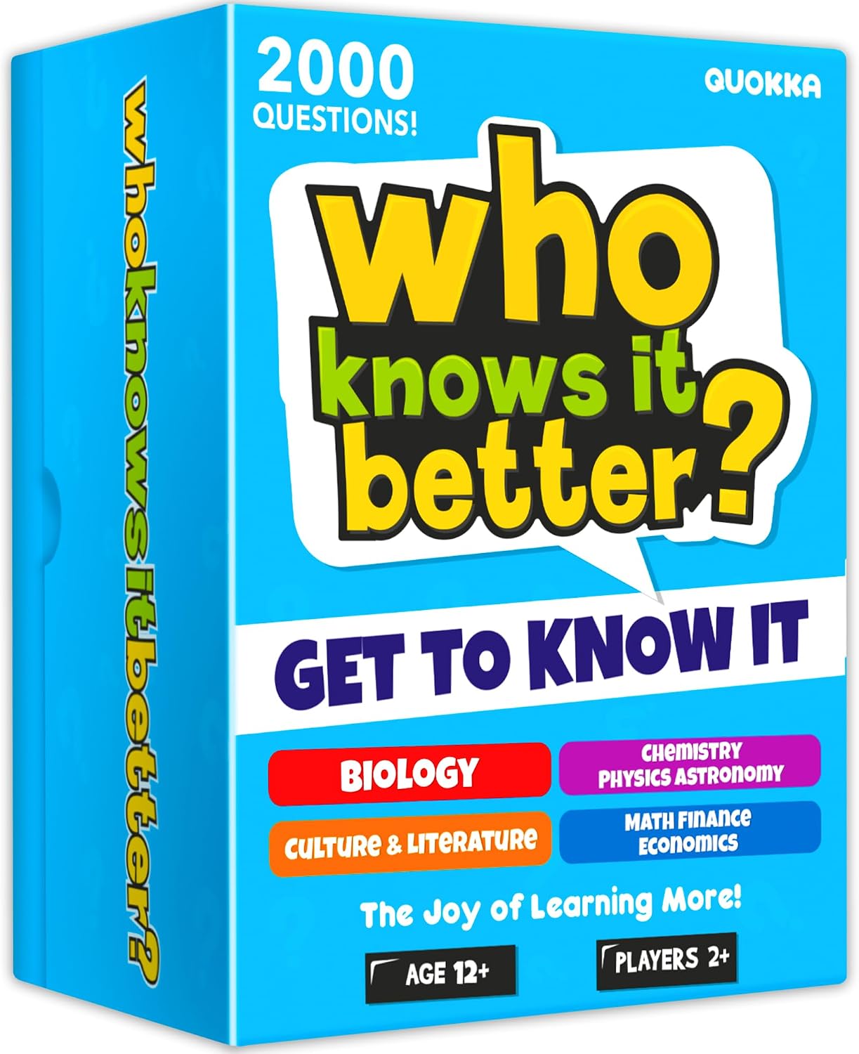 Quokka: Biology Trivia Card Game — 500+ Questions (Ages 12+)