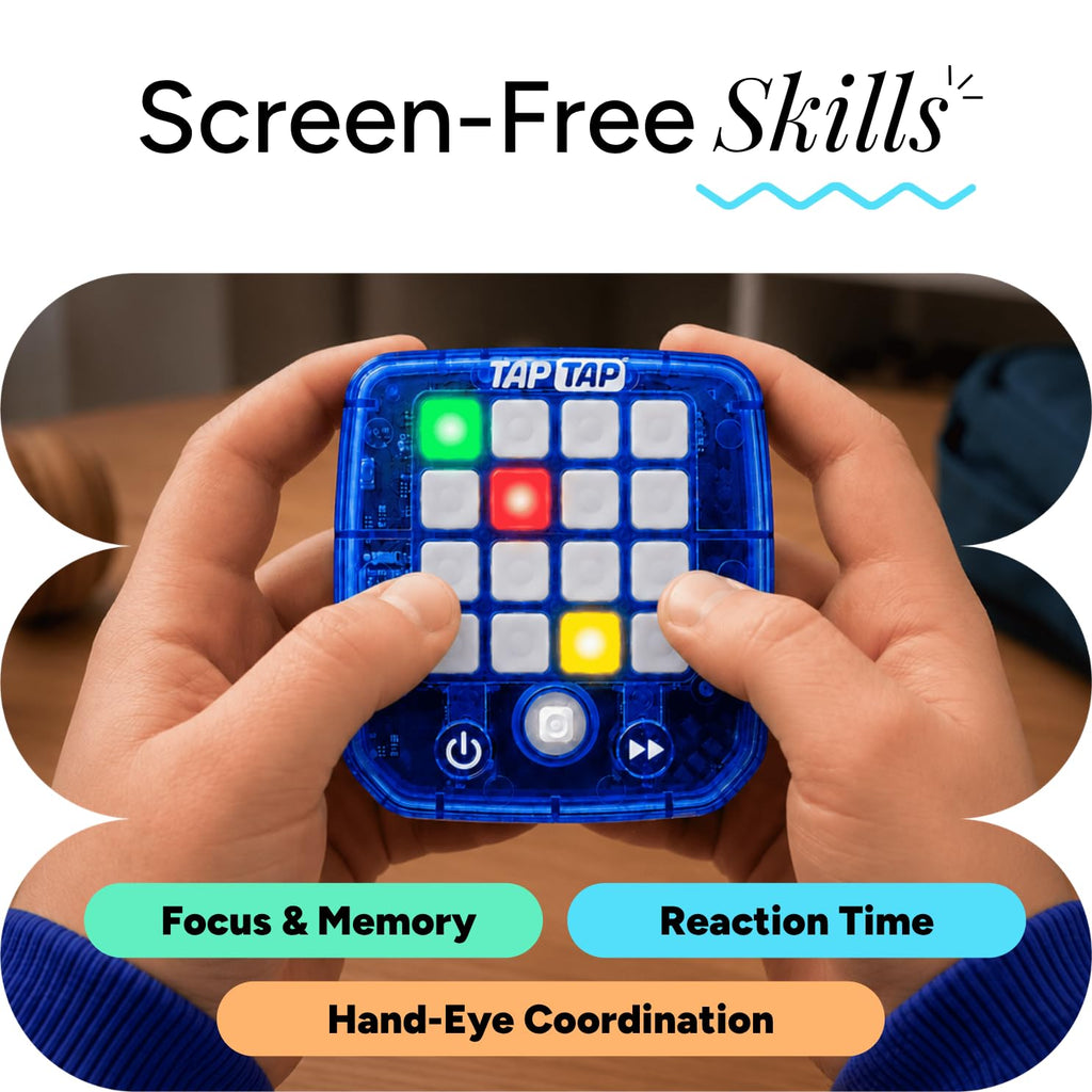 Handheld Electronic Game for Kids - 5 Mini Games (Purple)
