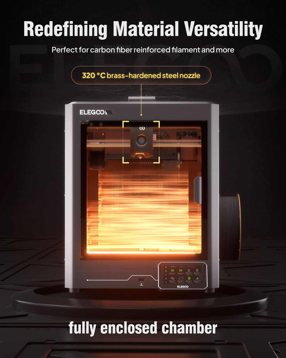 ELEGOO Neptune 3 Pro 3D Printer, Quick Assembly with Auto Leveling