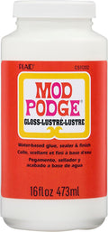 Mod Podge Gloss Decoupage Glue, Sealer & Finish – Multiple Sizes