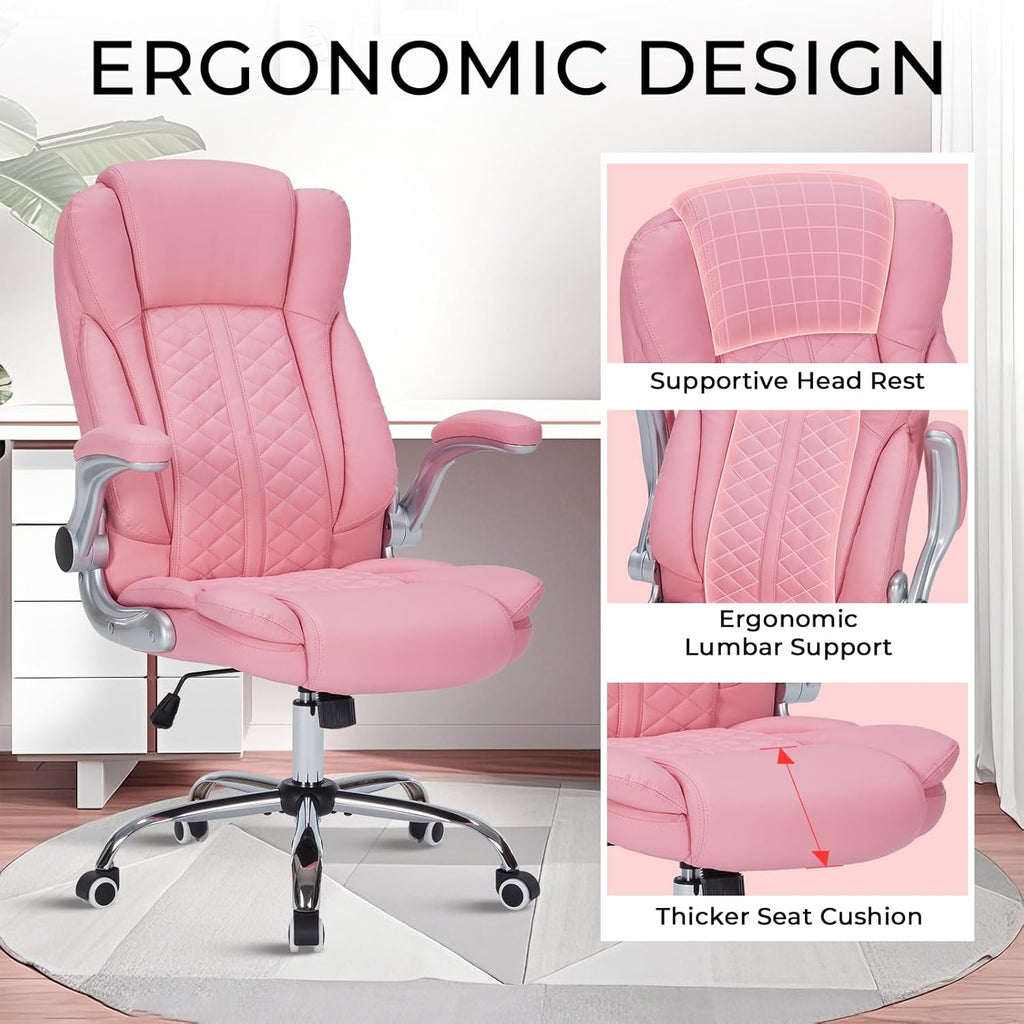 HESL 350 lb High-Back Executive Desk Chair (Multiple Colors)