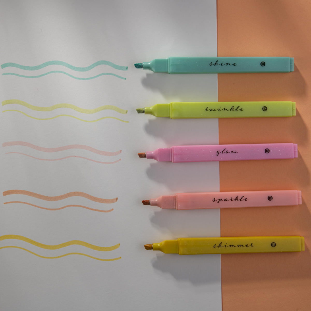 DIVERSEBEE Bible Highlighters with Soft Chisel Tip, No Bleed (Pastel)