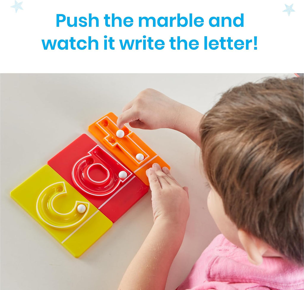 hand2mind: MarbleTracers Lowercase Letters Alphabet Tracing Set (Ages 3–5)