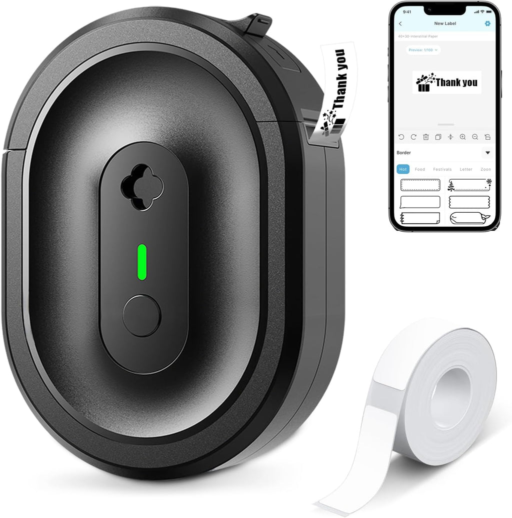 NDYIN Label Maker N12 Bluetooth Thermal Label Printer