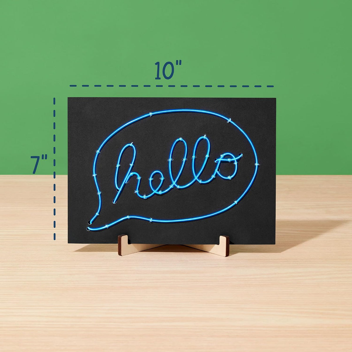 KiwiCo DIY Neon Sign Kit - Light-Up Wire Art STEM Craft, Ages 9+