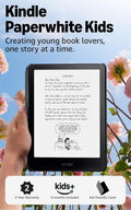 Amazon Kindle Paperwhite Kids 16GB (2024 model) – large 7" glare-free display – Kids read an average of 1+ hour per day with Kindle – Diary of a Wimpy Kid