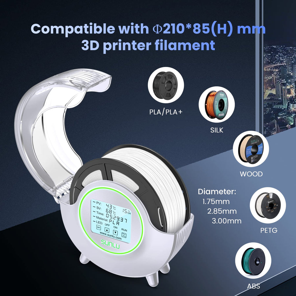 SUNLU S2 Filament Dryer for 3D Printing (Ages 13+)