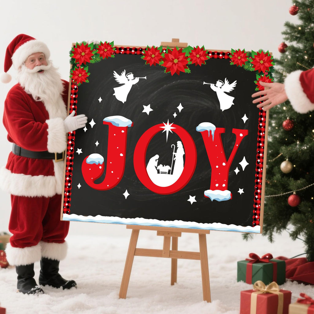 Funrous 71 Pcs Winter Bulletin Board Set Holidays Around The World