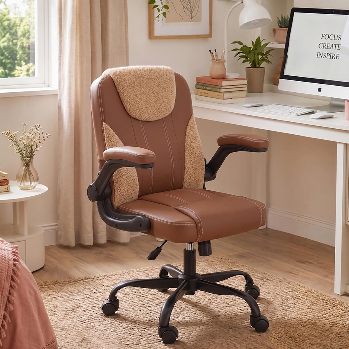 Pinmoco Adjustable Study Chair with Flip-Up Arms