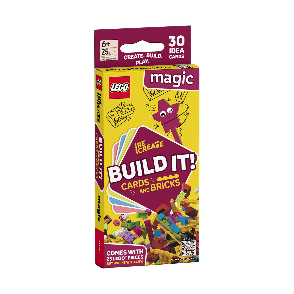 LEGO Books: ReCreate Activity Cards (Ages 6+, Choose a Theme)