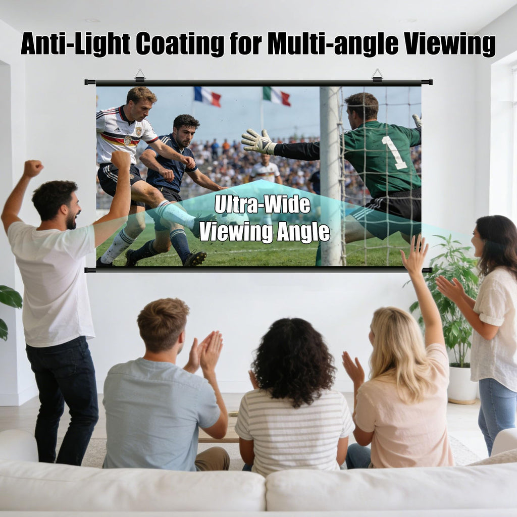 120 inch Projector Screen, ALR Projection Screen for Indoor Outdoor