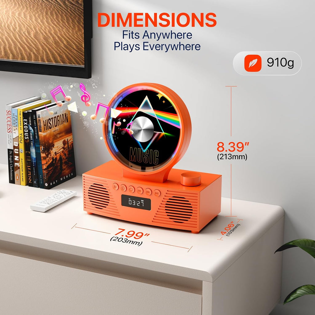 ROADOM KC607 Rechargeable Bluetooth CD Player for Learning (K–12)