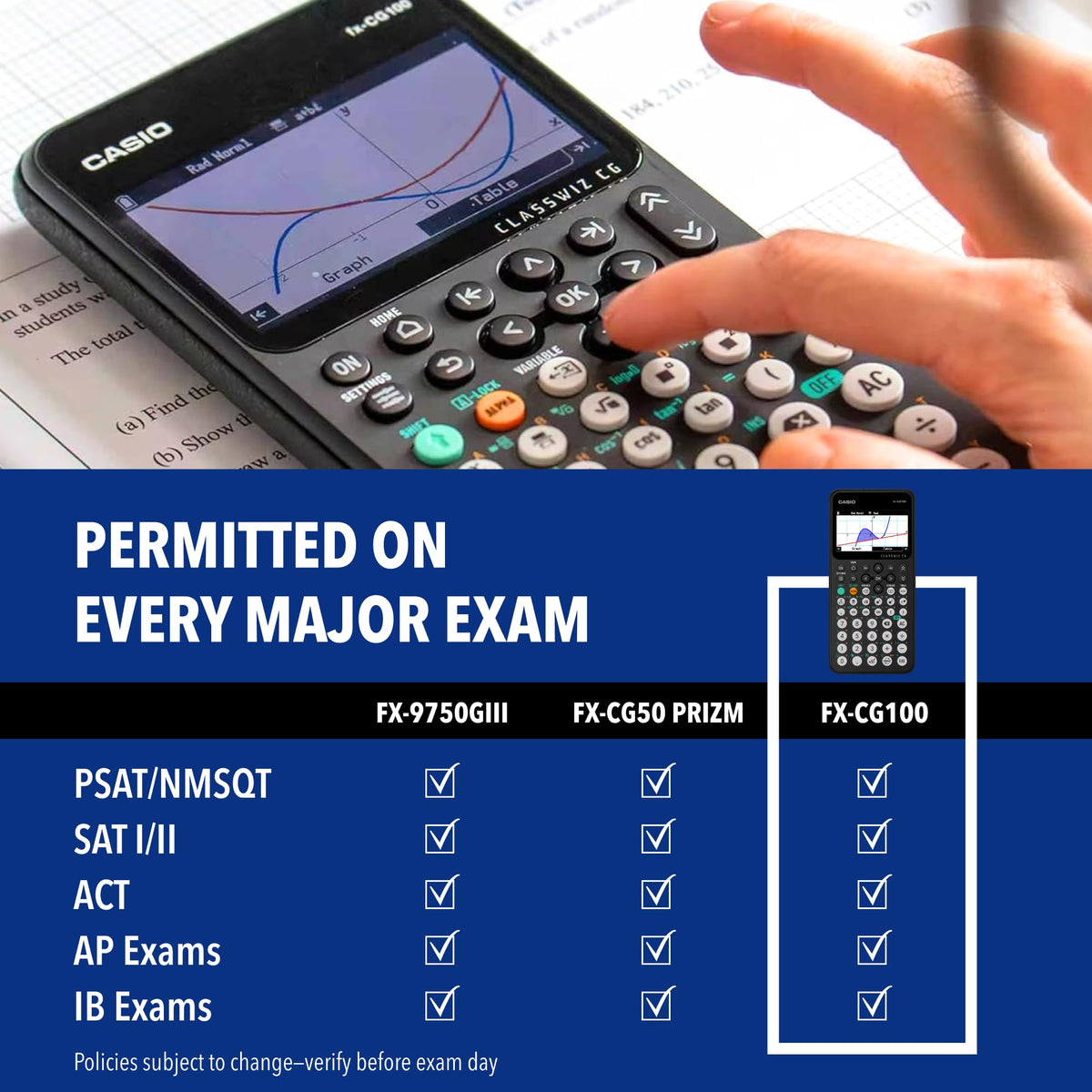 Casio Prizm FX-CG50 Color Graphing Calculator