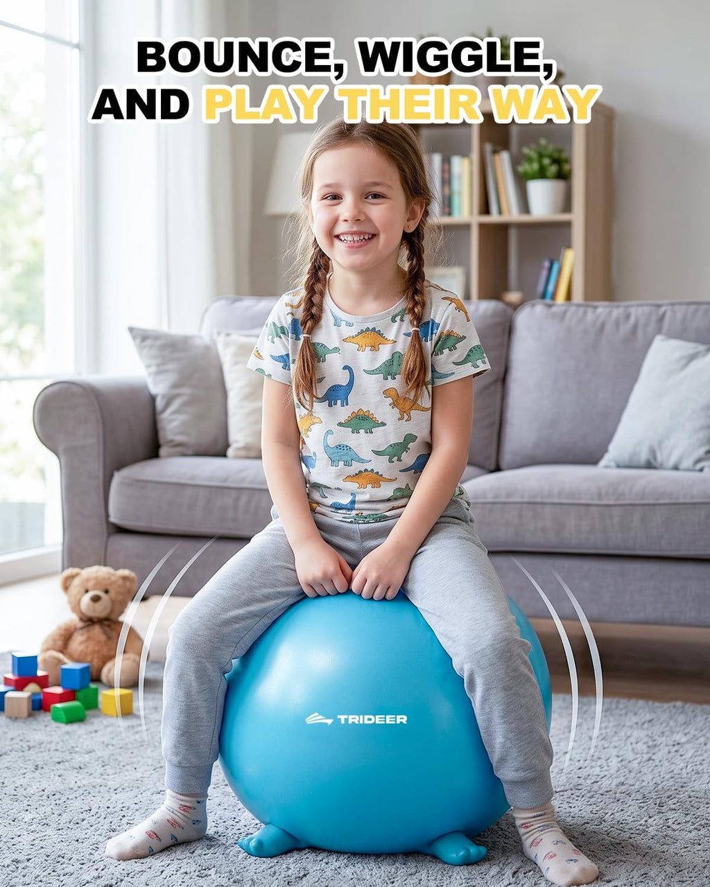 Trideer Flexible Seating for Classroom, Yoga Ball Chairs for Kids