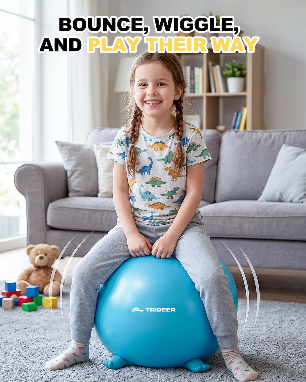 Trideer Flexible Seating for Classroom, Yoga Ball Chairs for Kids