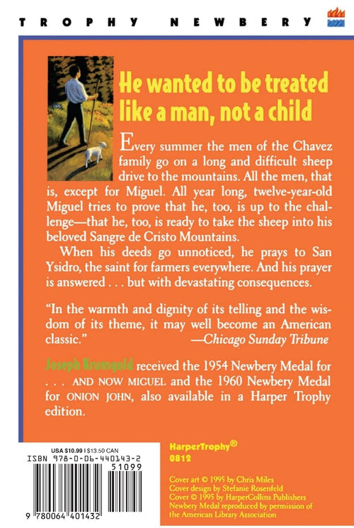 ...And Now Miguel: A Newbery Award Winner – A Gripping Tale of Prayer, Responsibility, and Dangerous Mountain Adventure for Children (Ages 8-12)