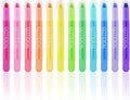 GOTIDEAL Bible Highlighters, 12 Pack Assorted Colors Gel Pens Set