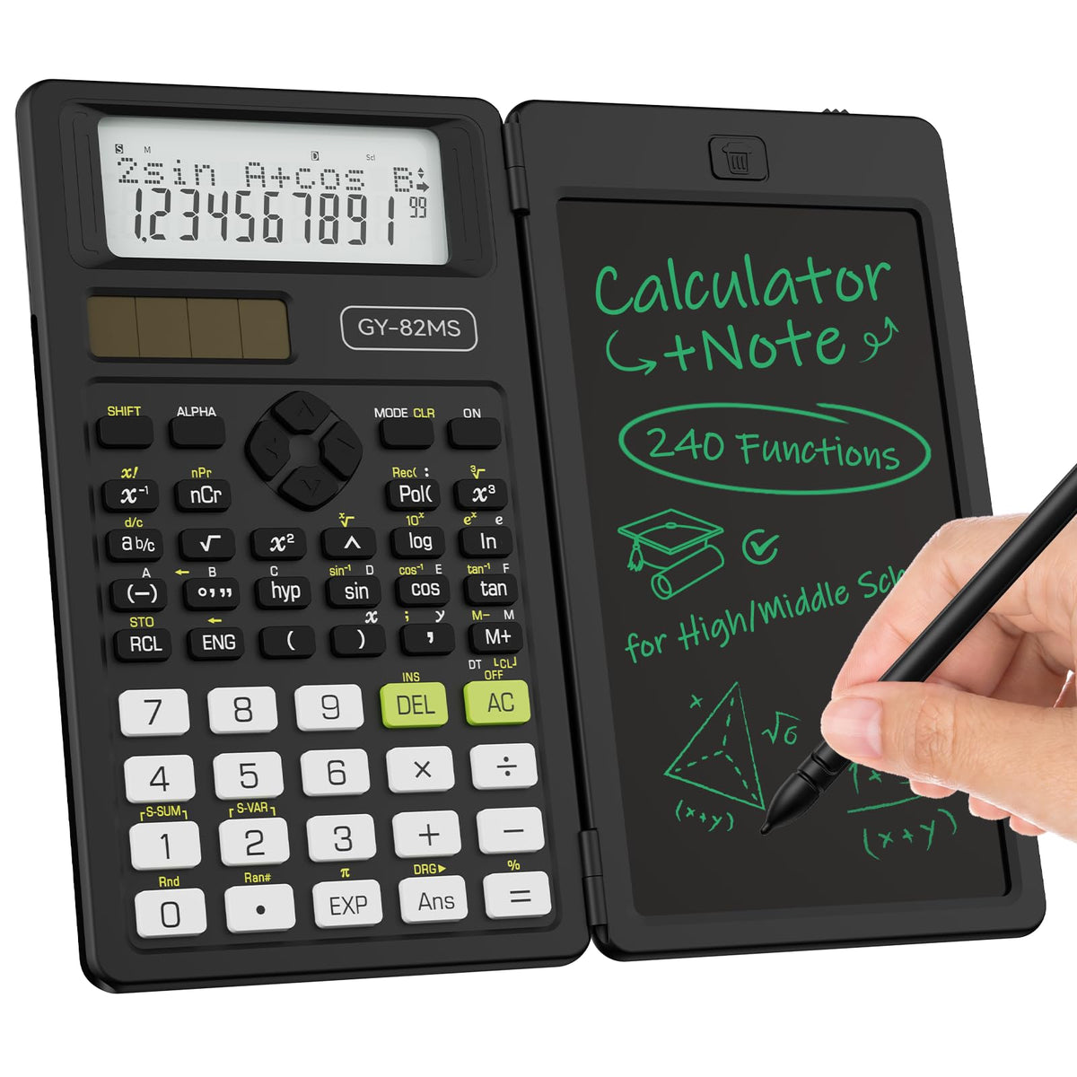 ROATEE 991ES MAX Scientific Calculator with Notepad