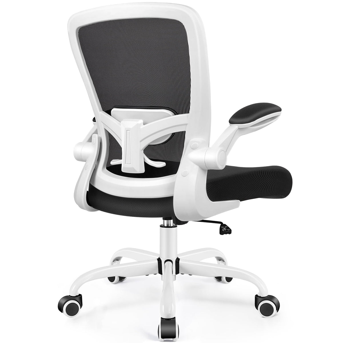 FelixKing FK918-W Adjustable Mesh Study Chair with Flip-Up Arms