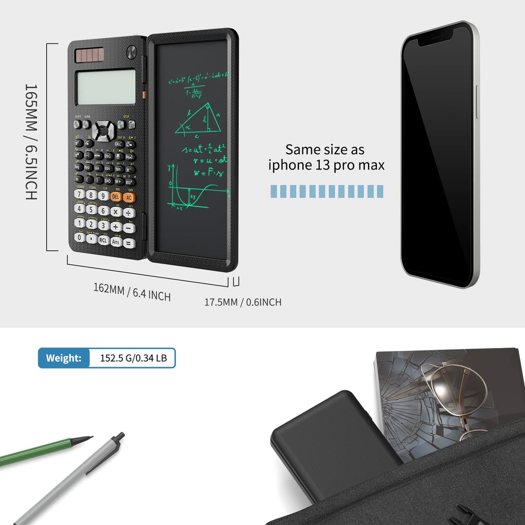 ROATEE 991ES MAX Scientific Calculator with Notepad
