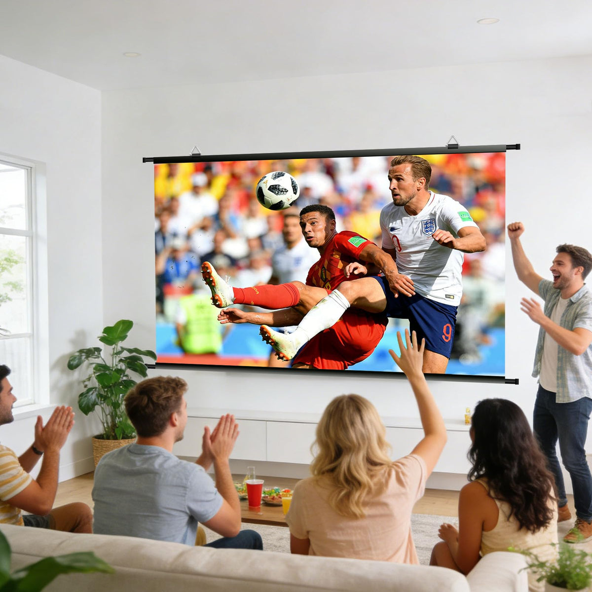 120 inch Projector Screen, ALR Projection Screen for Indoor Outdoor
