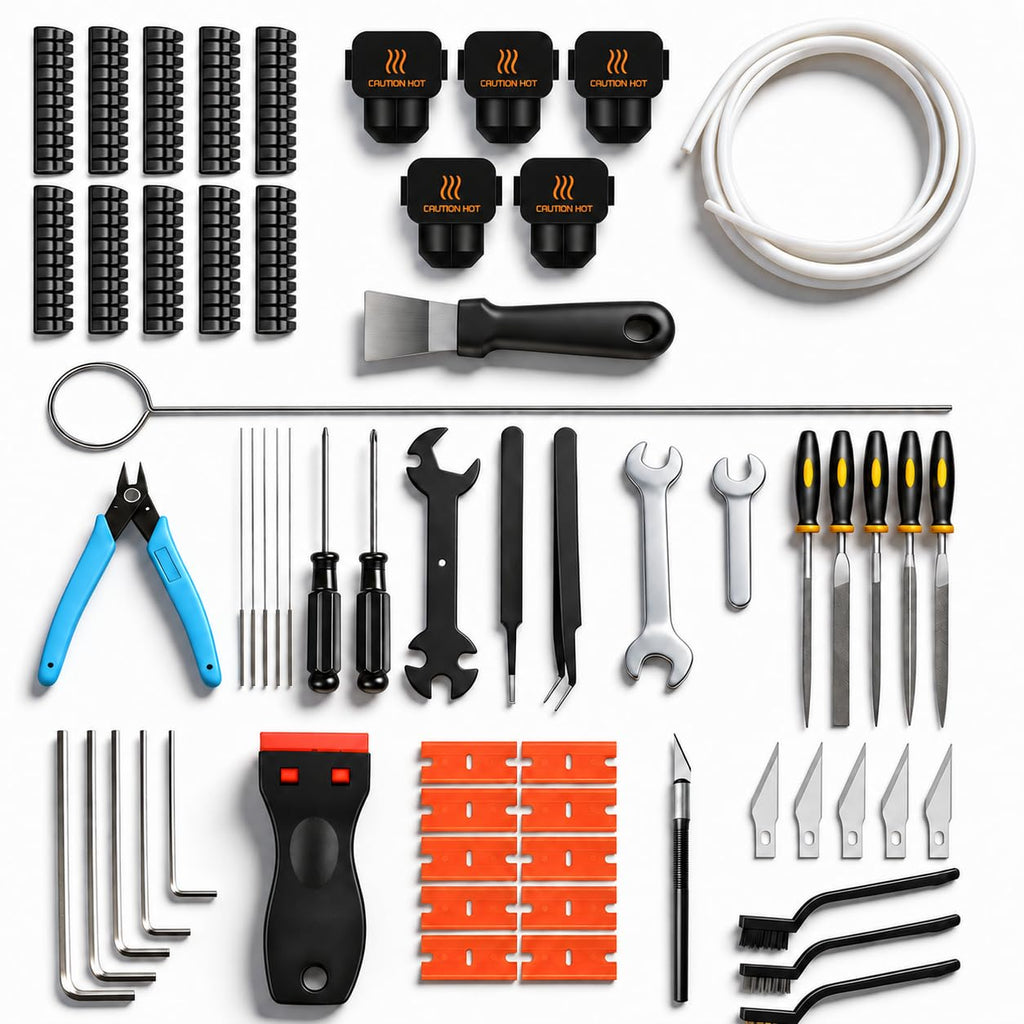 61-Piece 3D Printer Tool Kit for Bambu Lab A1/A1 Combo, Maintenance Set
