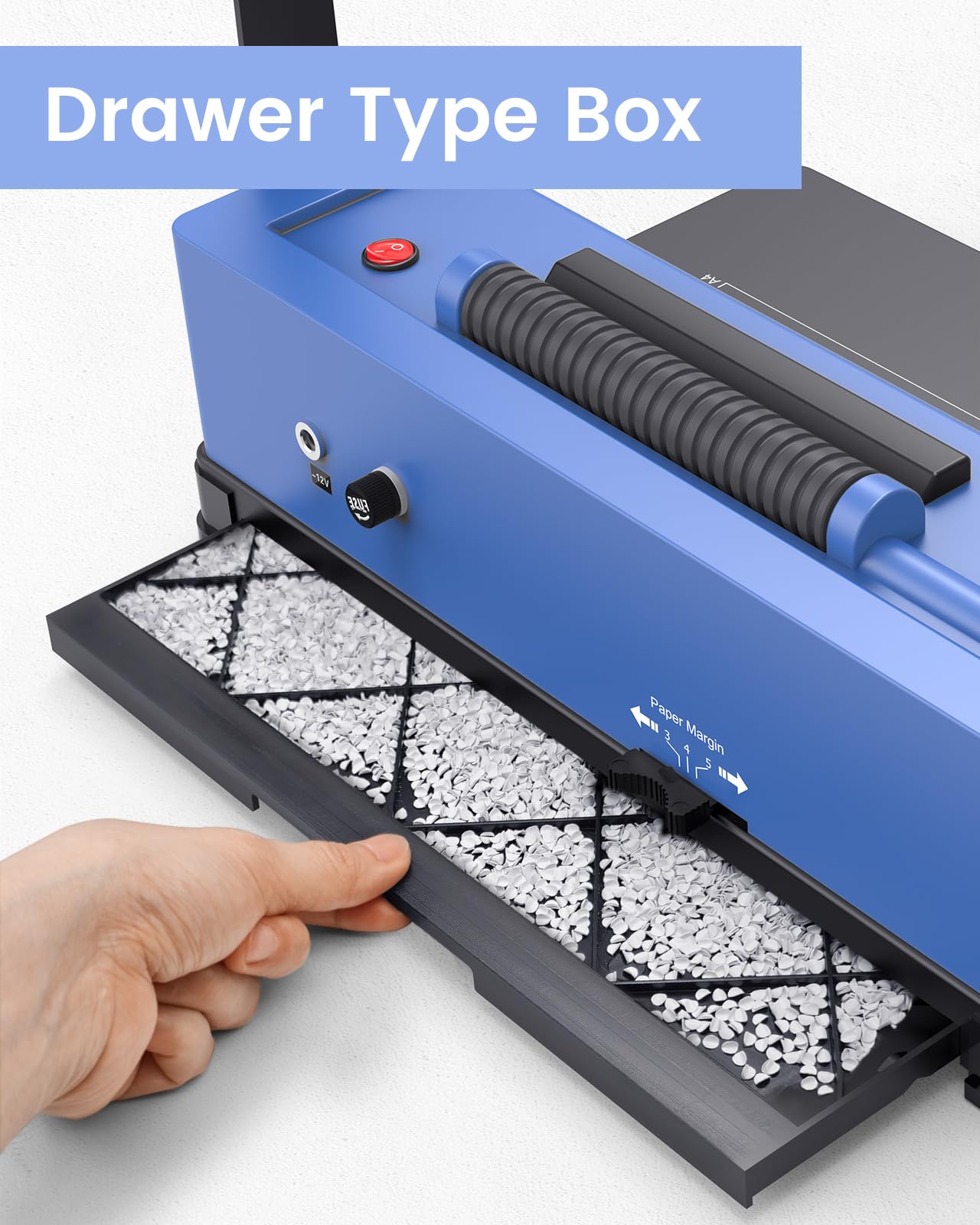 Electric Spiral Coil Binding Machine, 4:1 Pitch