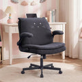 TUNYI Wide Cushioned Desk Chair with Wheels (Multiple Colors)
