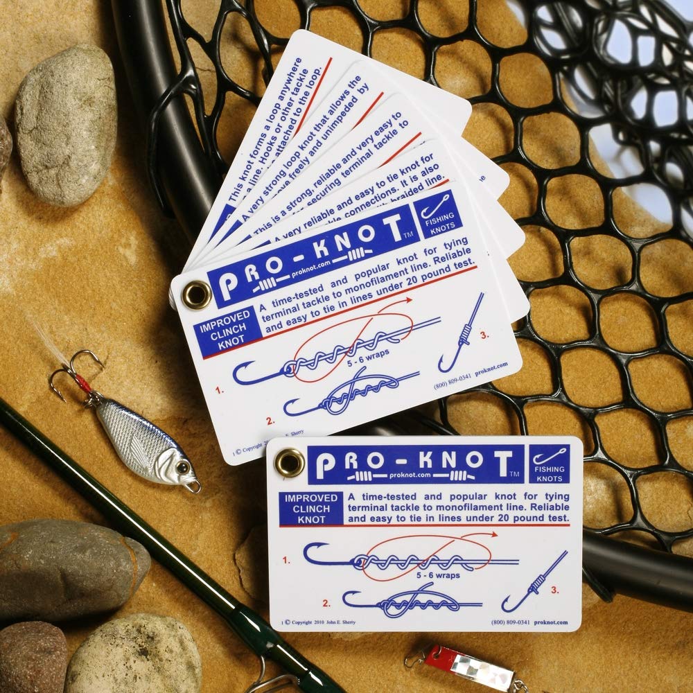 Pro-Knot Fishing Knots Waterproof Reference Cards