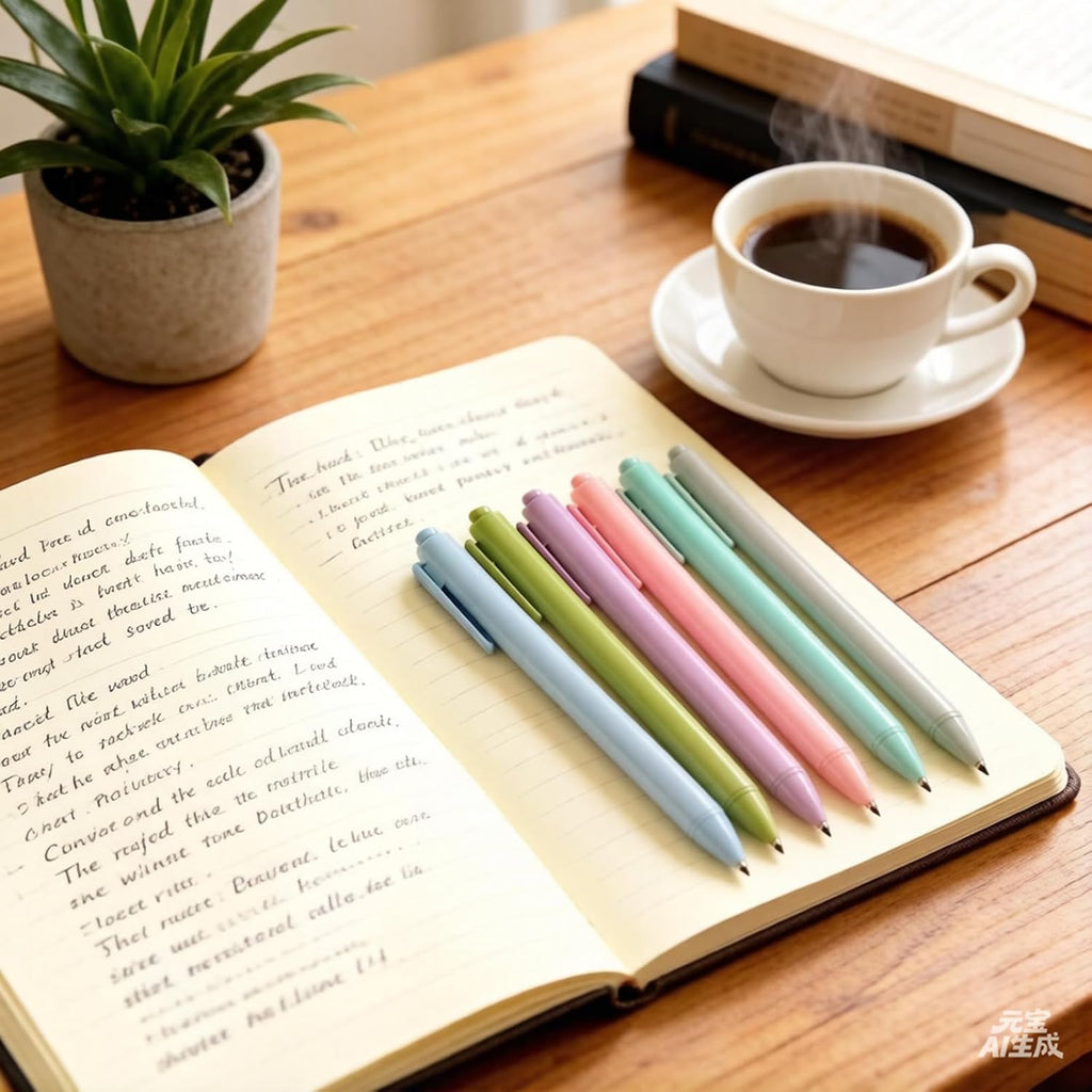 33 Pcs Cute Spiral Notebook Stationary Set for Women