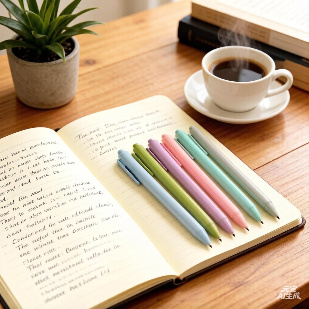 33 Pcs Cute Spiral Notebook Stationary Set for Women