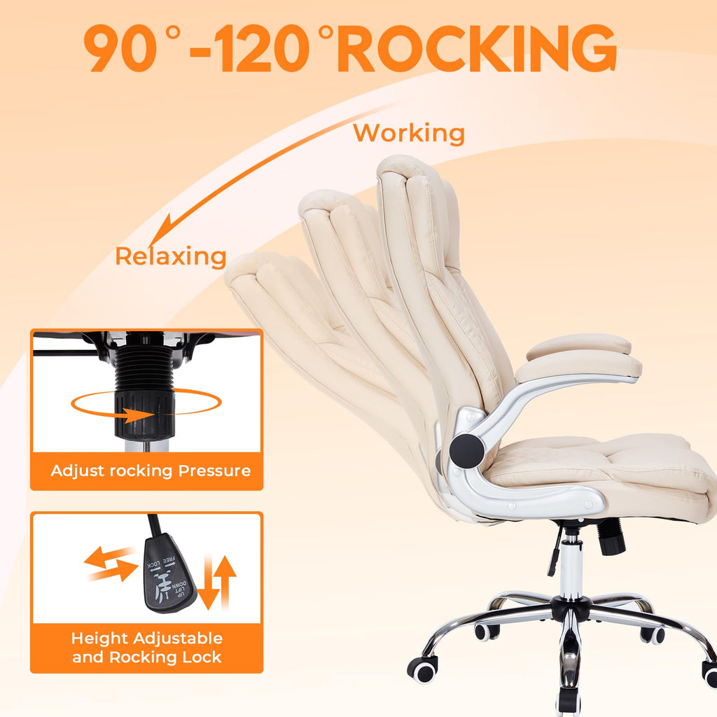 HESL 350 lb High-Back Executive Desk Chair (Multiple Colors)