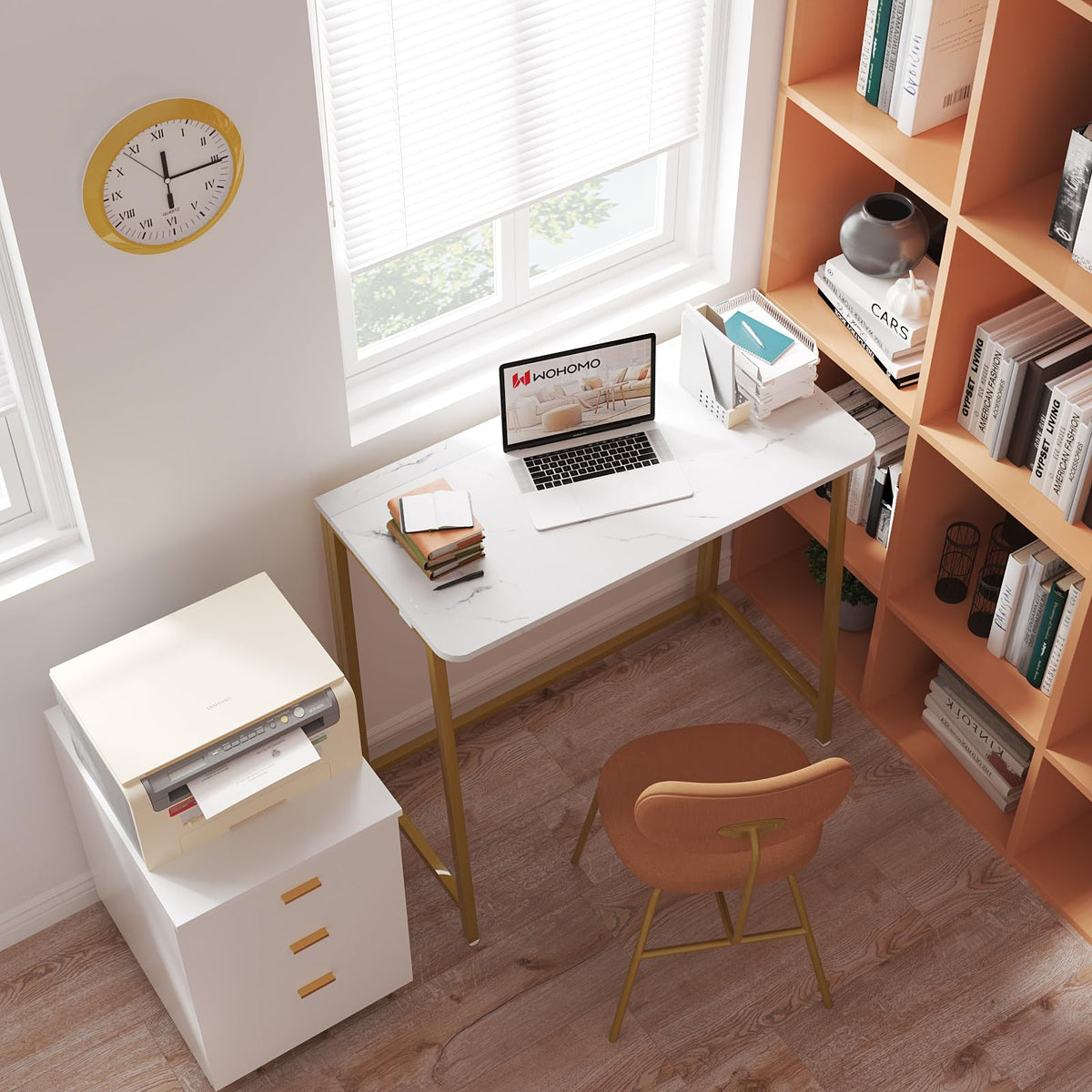 WOHOMO Folding Student Desk