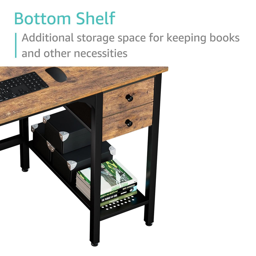 Lufeiya 40-Inch Student Desk with Drawers