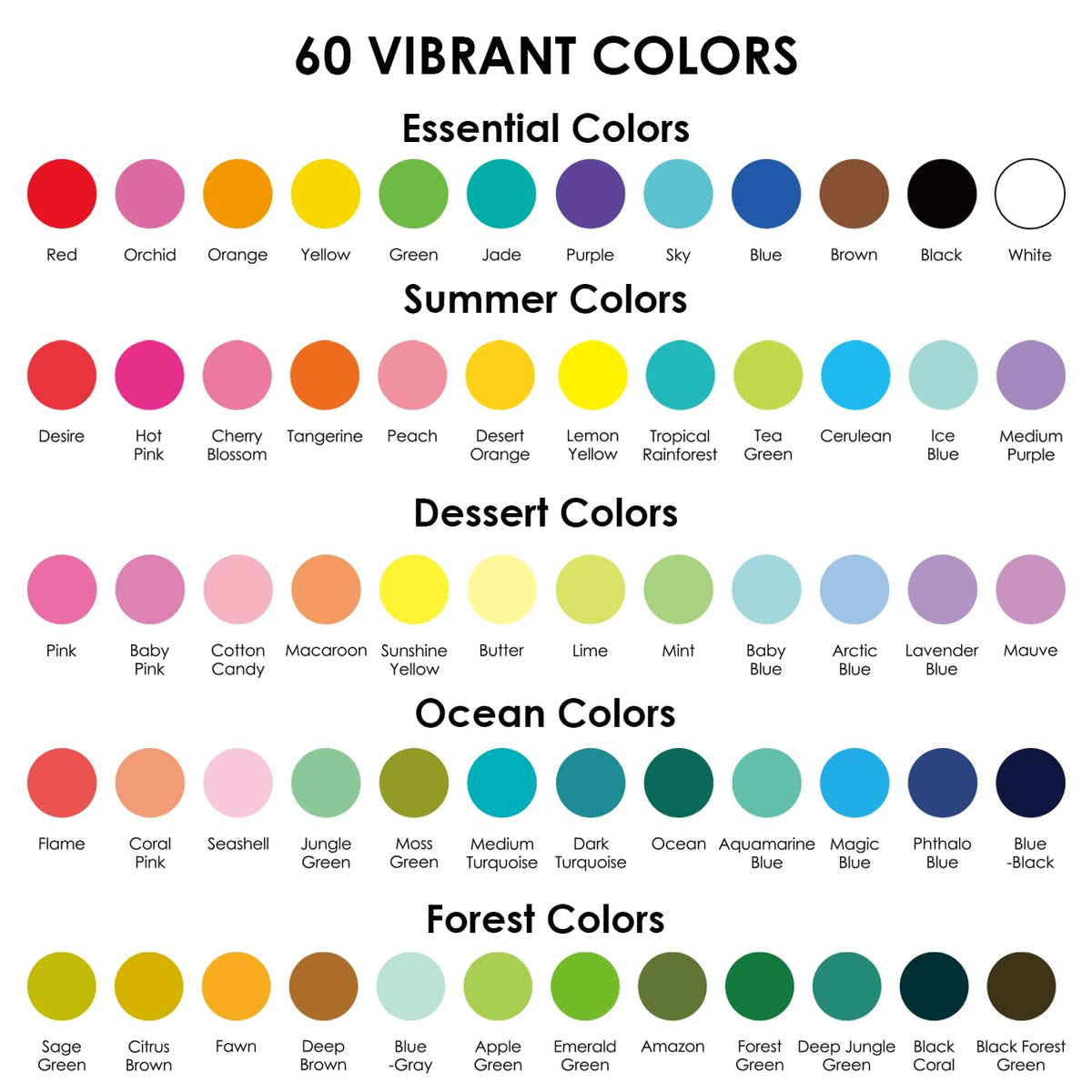 Grabie Acrylic Gel Pens Coloring Kit with Book, Pack of 12 Ocean Colors