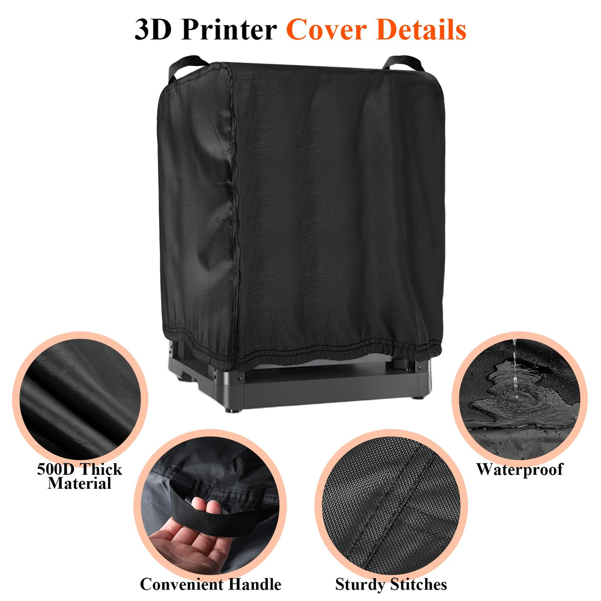 3D Printer Cover for FLASHFORGE 5M,3D Printer Dust Cover