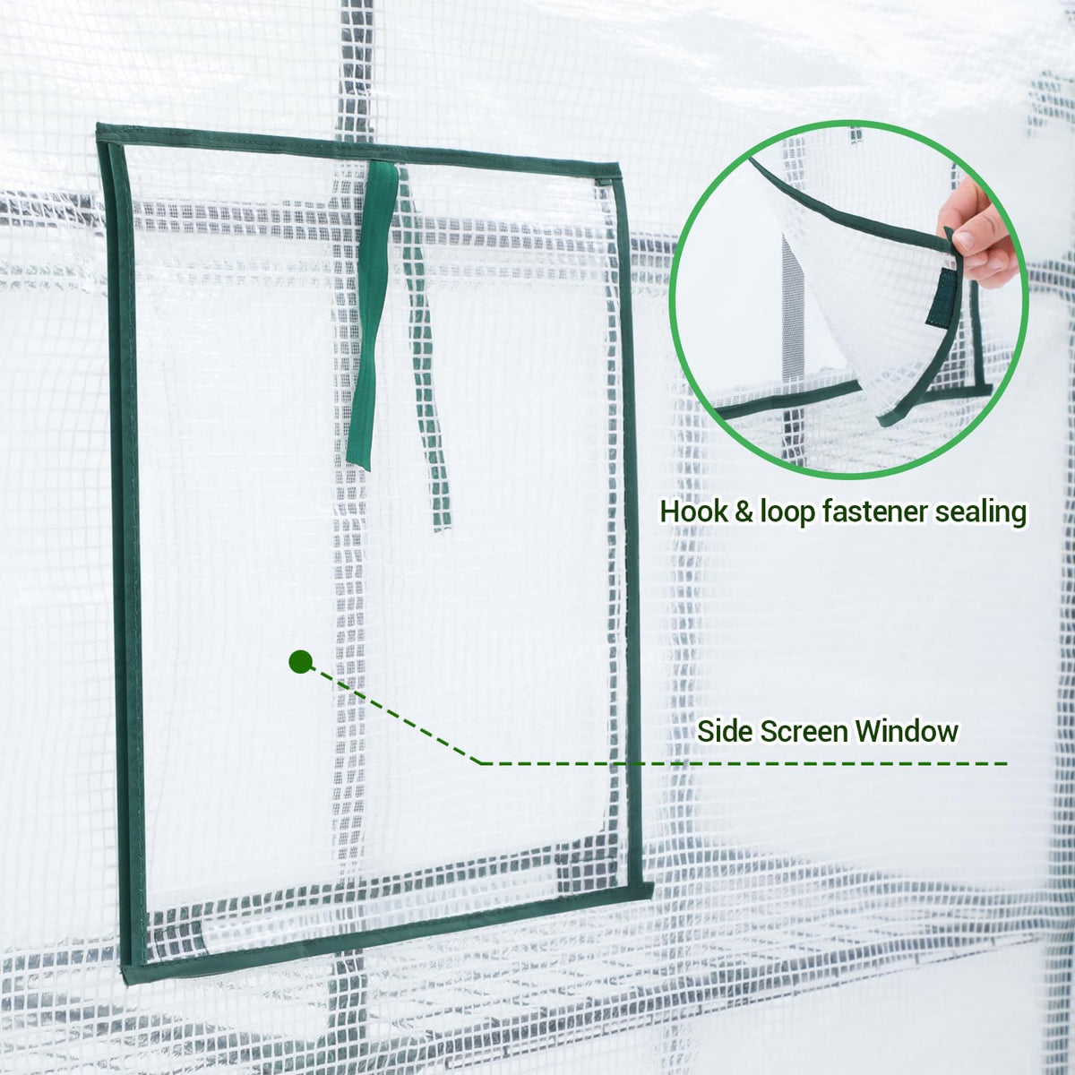Ohuhu Plastic Greenhouse with 3–4 Tiers, Up to 22.56 Sq Ft