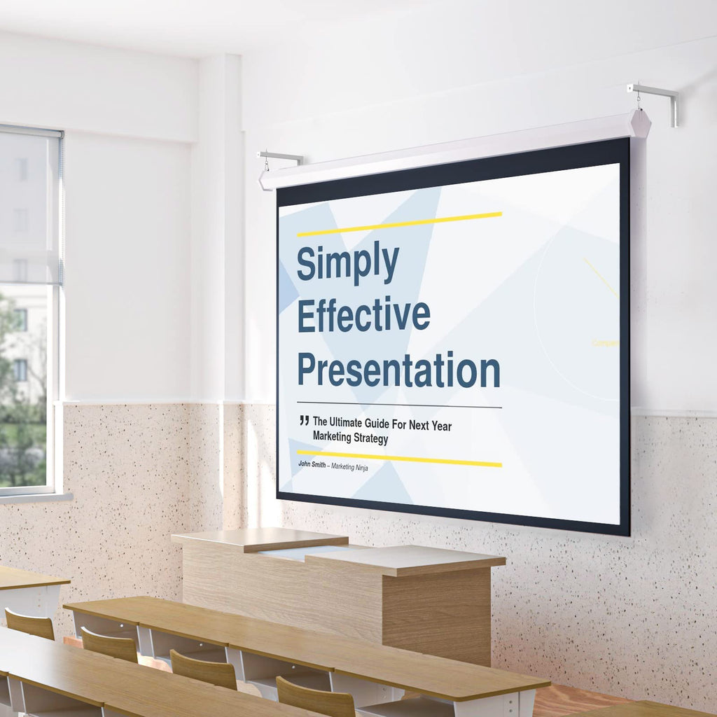 WALI Universal Projector Screen Ceiling Mount, Holds up to 66 lbs
