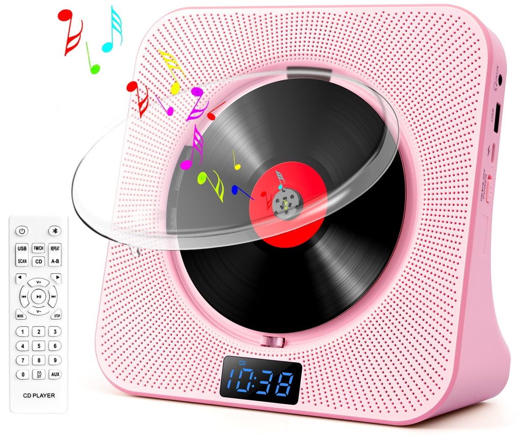 ROADOM KC607 Rechargeable Bluetooth CD Player for Learning (K–12)