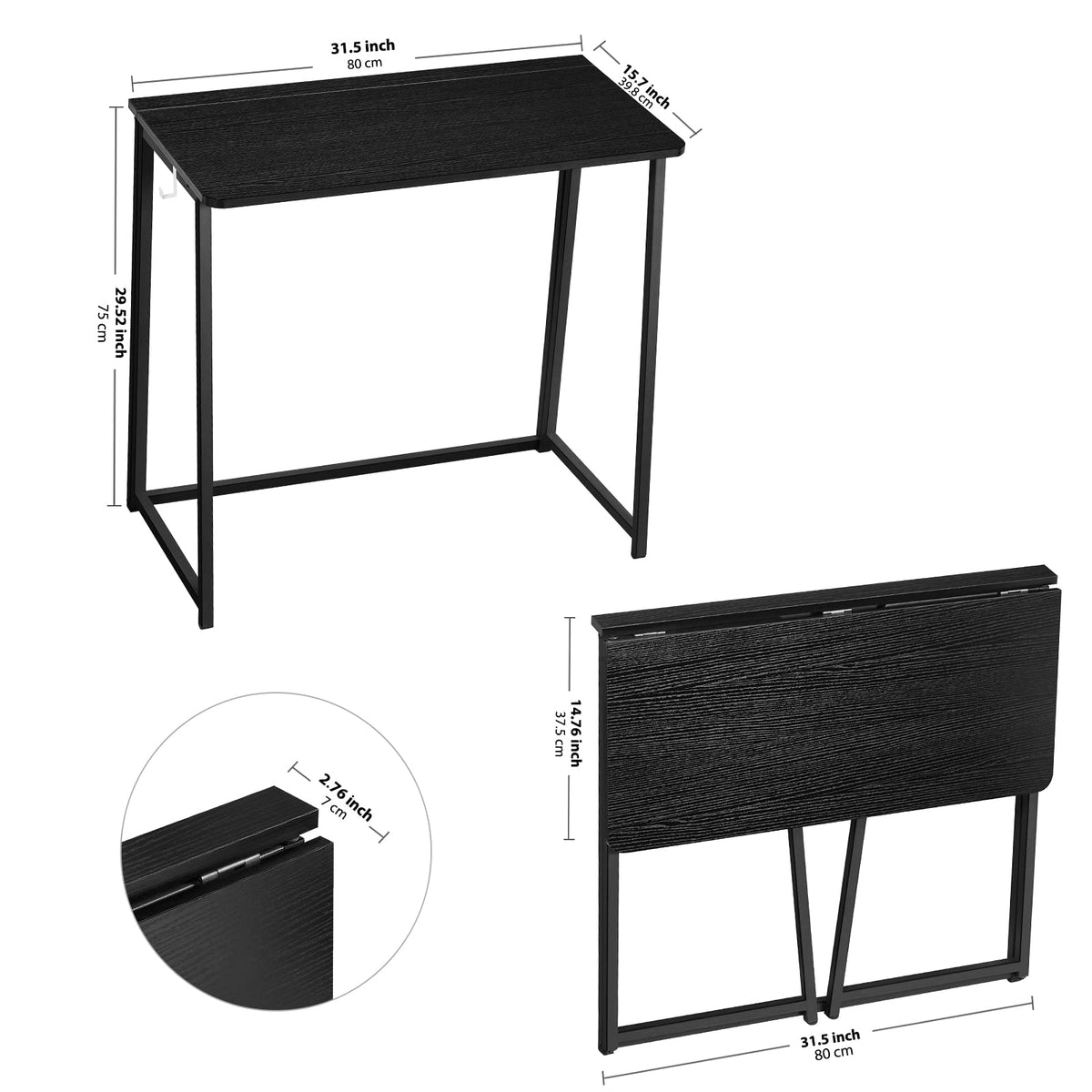 WOHOMO Folding Student Desk