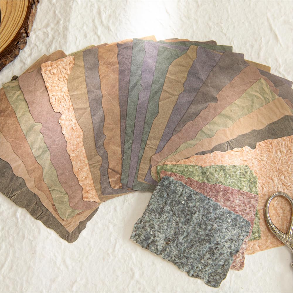 180 Sheets Vintage Scrapbook Paper, Journaling Scrapbooking Supplies, Antique Aged Looking Background Paper for Junk Journals Card Making Mixed Media Decoupage