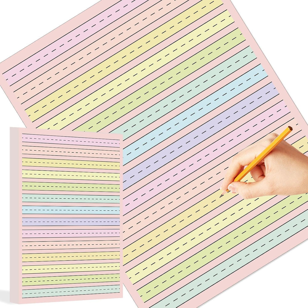 AmazingSpark Raised-Line Handwriting Paper, Letter Size