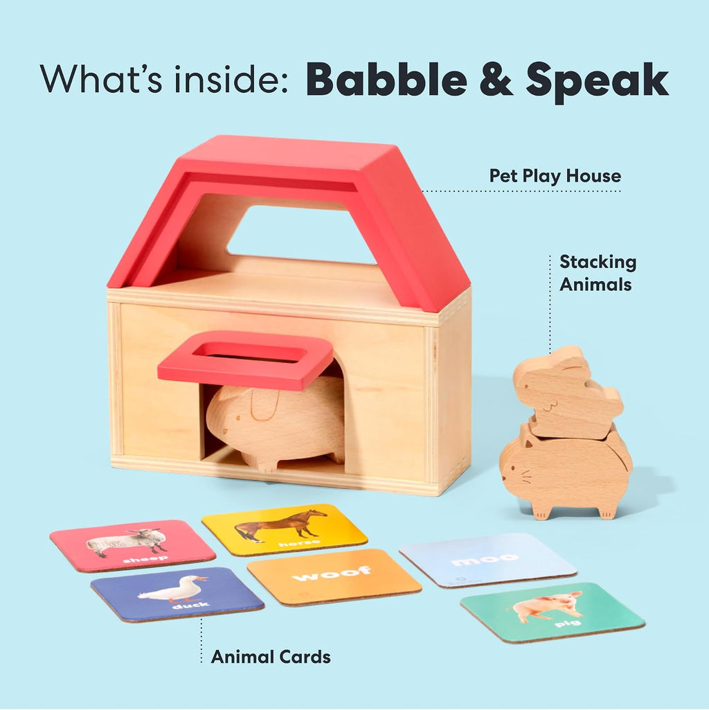 KiwiCo Baby Learning Bundle: Tracking Mirror, Sound Set & Stacker, Ages 0+