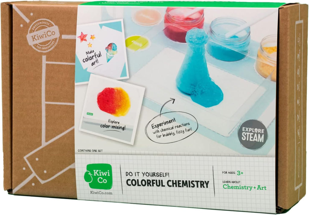 KiwiCo Colorful Chemistry Set - Kid-Tested Chemistry Set for Ages 3-8