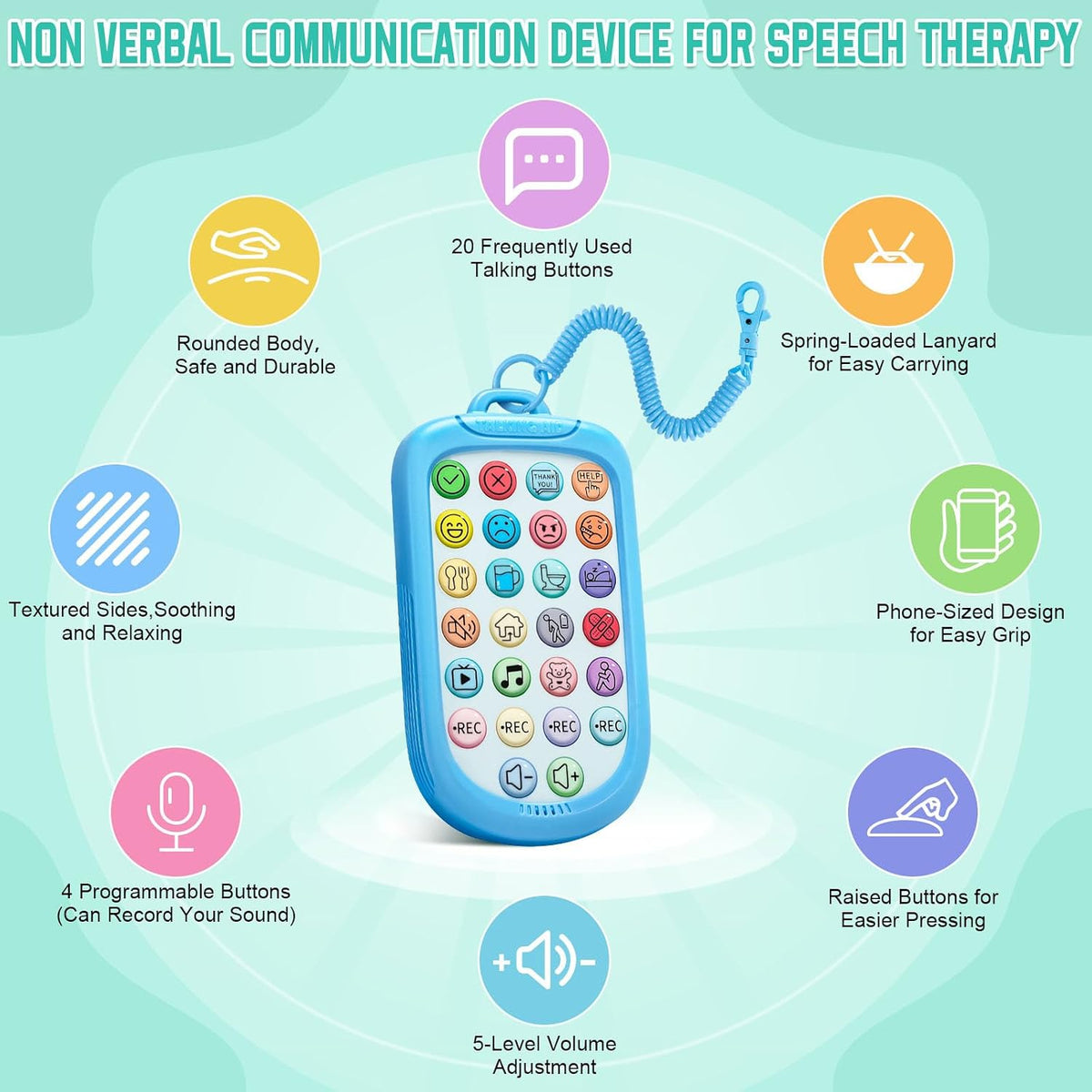 Subao AAC Device for Autism,Portable Non Verbal Communication Tools
