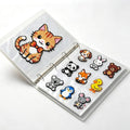Fuse Bead Art Storage Album A4 | 1/4/9 Grid Pages, 60 Sheets for Completed Fuse Bead Creations Display