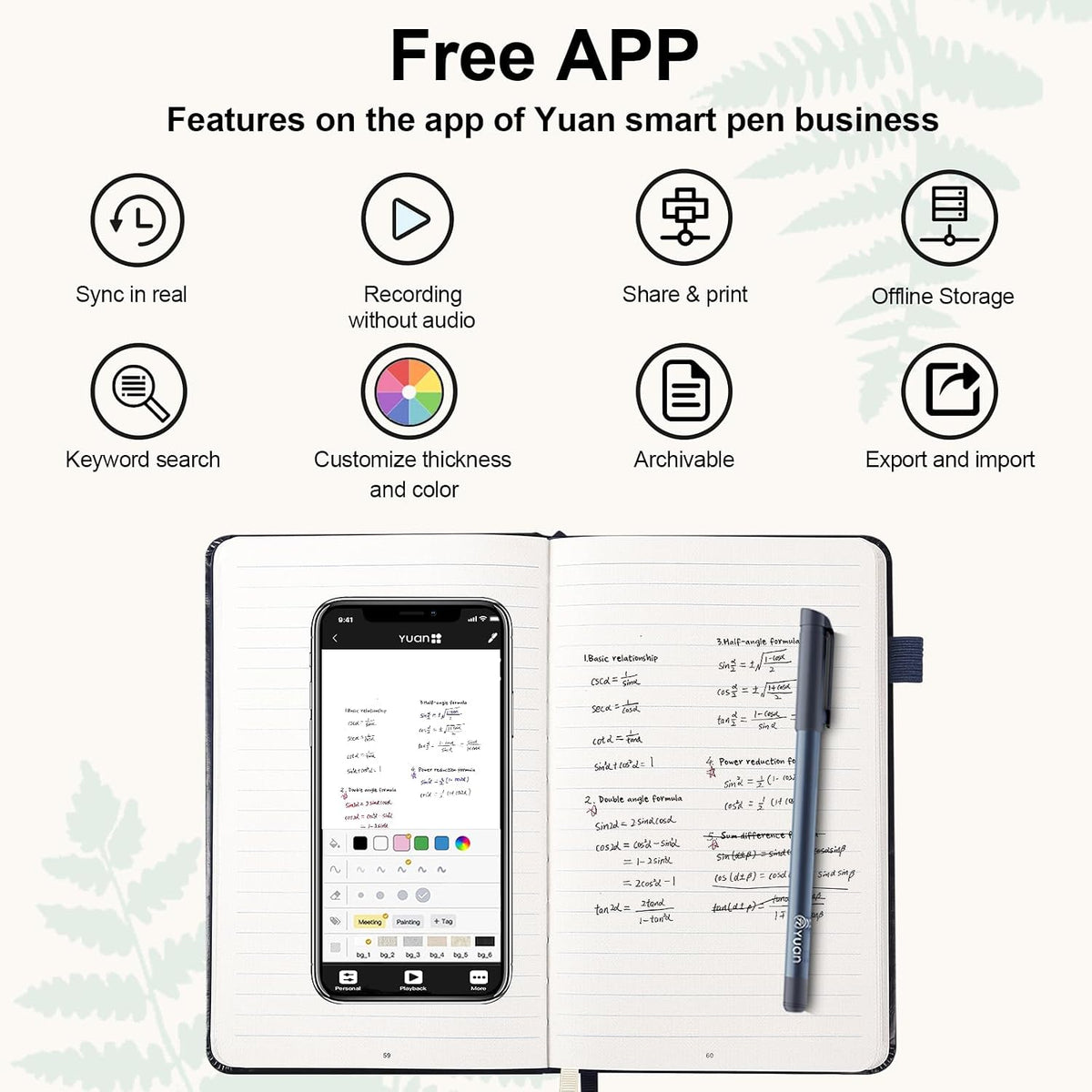 Smart Digital Notebook with Digitize Smart Pen Real-Time & Offline Sync