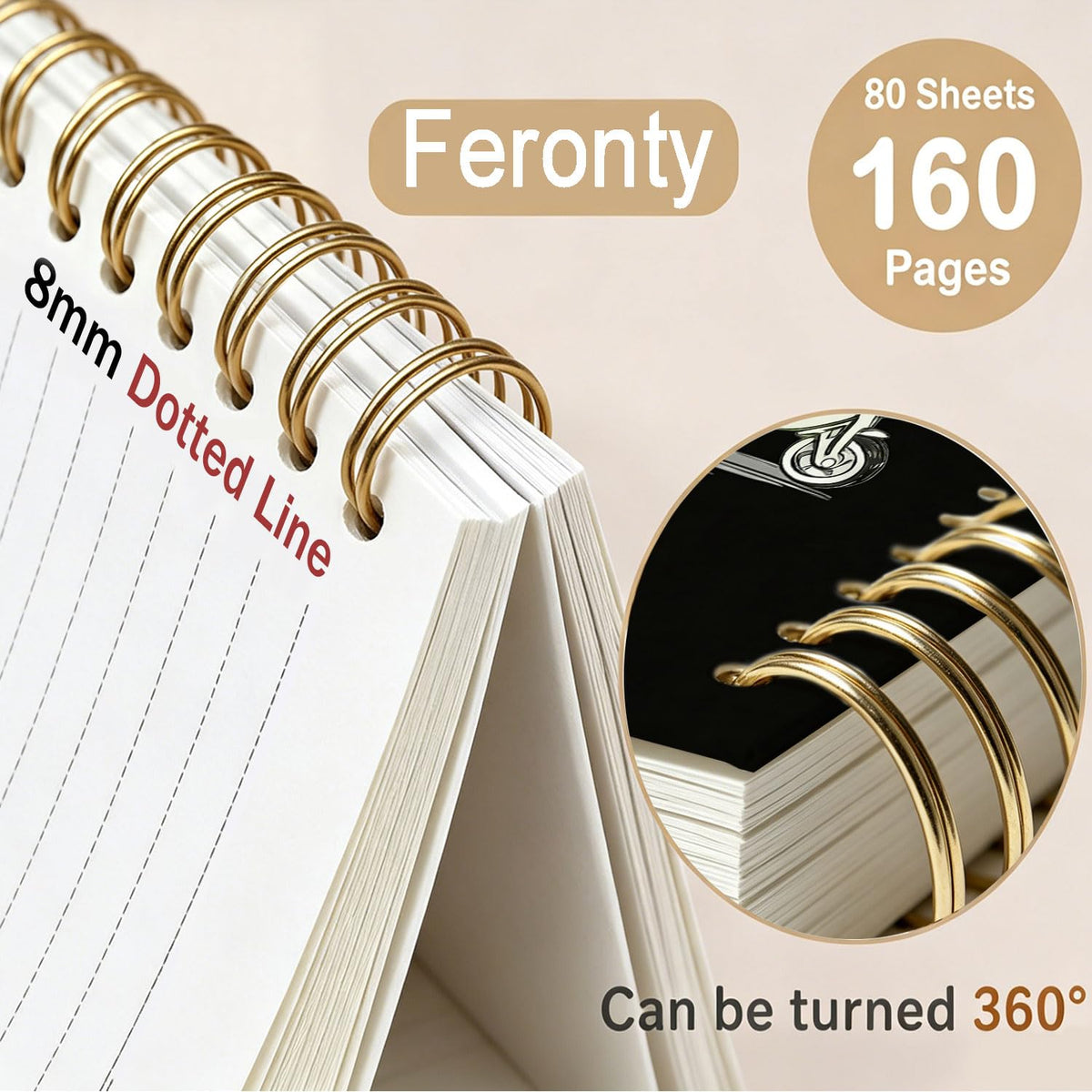 Frog Notebook, Frog Office Supplies, Cute Spiral Journal for Teens