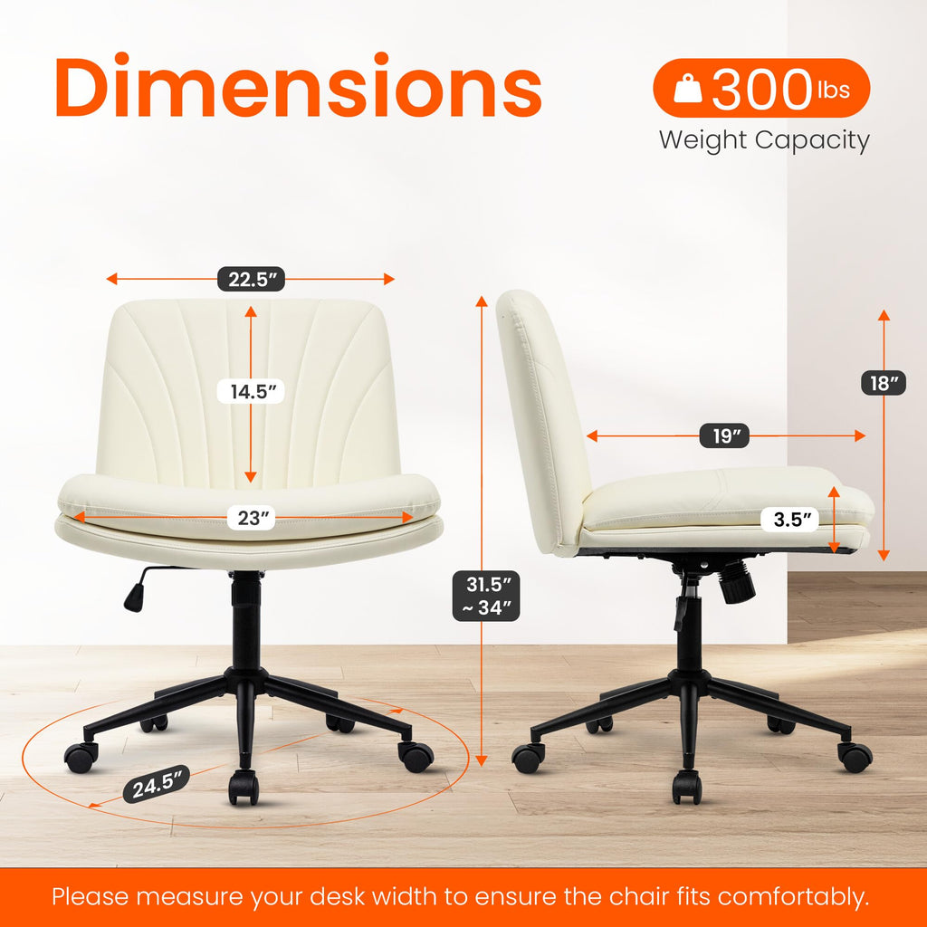 Orange Factory Wide Criss-Cross Study Chair (Multiple Styles)