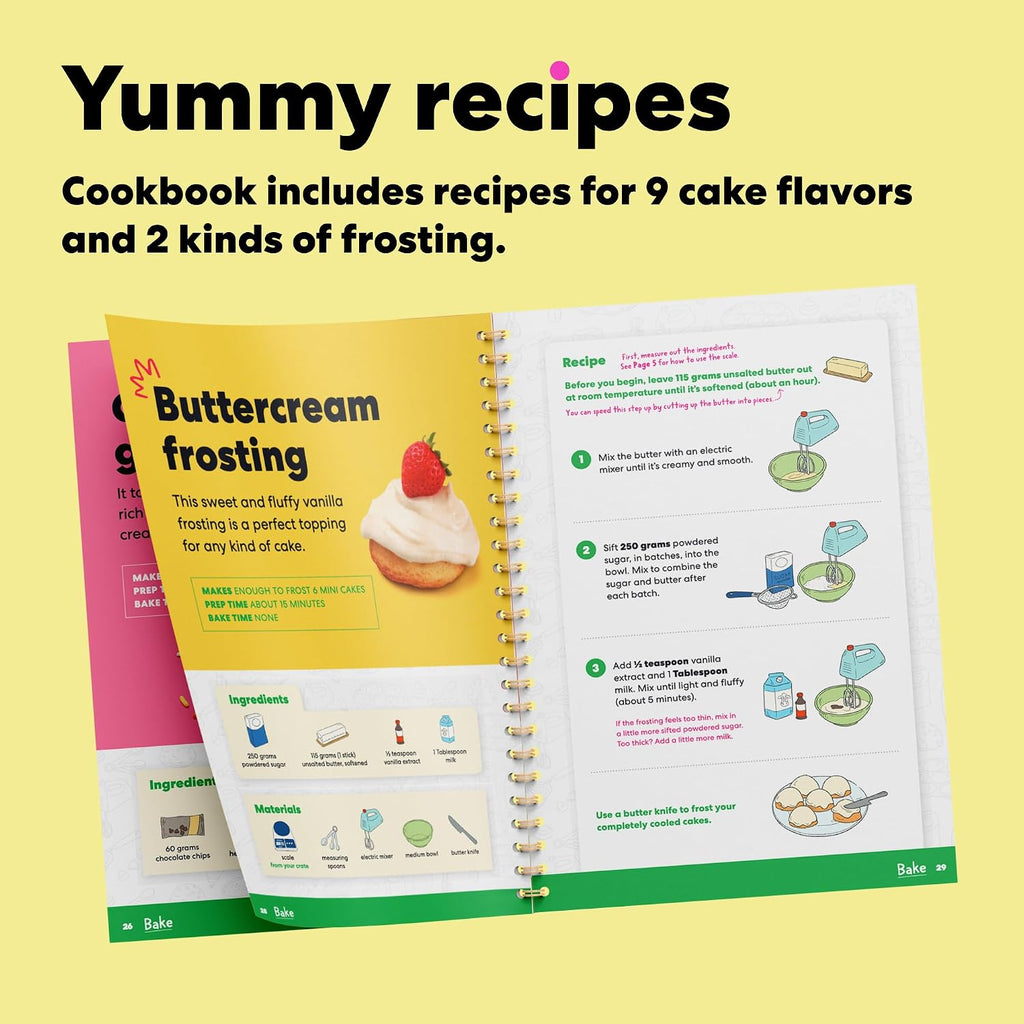 KiwiCo Science of Cooking Bundle: Ice Cream & Mini Cakes Kits, Ages 5+